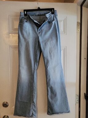 Old Navy Light Blue Flare Jeans